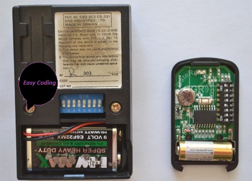 Replacement Keyring windsor garage door remote control